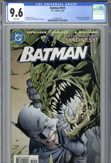 Batman #610 (2003) DC CGC 9.6 White Killer Croc Hush