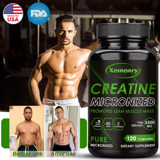 Creatine Micronized - Workout Supplements, Promote Muscle Growth and Recovery