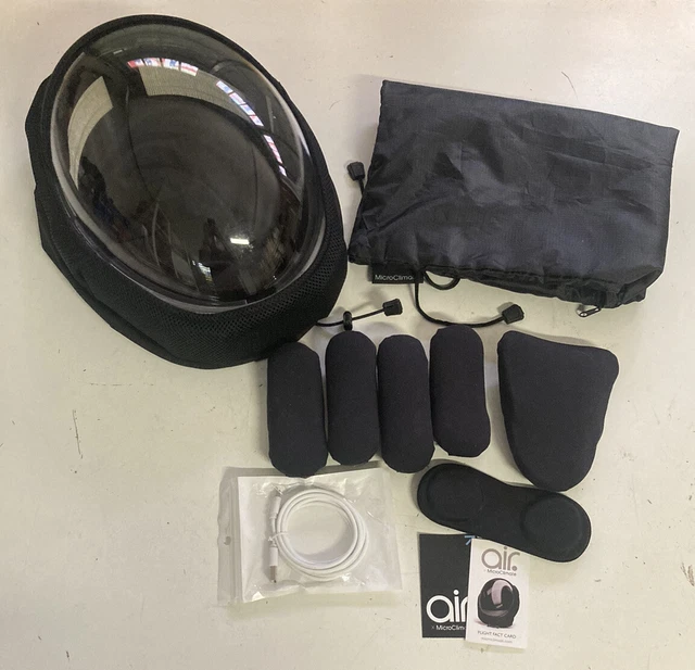 Air Microclimate Air Respirator Full Faced Super Mask Rechargeable Fan MCA01