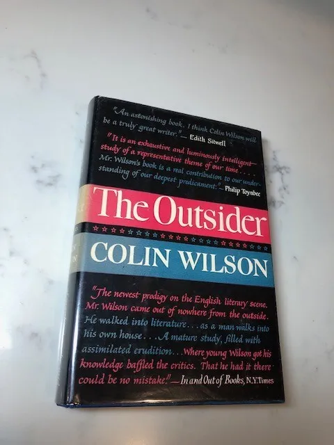 THE OUTSIDER Colin Wilson HBDJ book 1956 first 1st printing