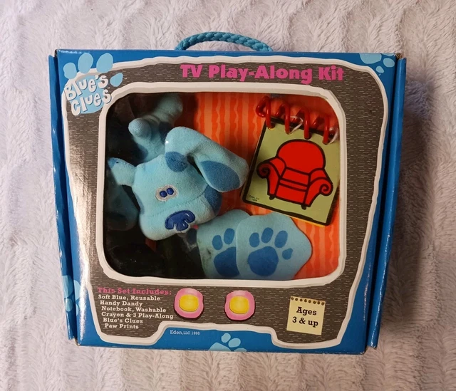 BLUES CLUES HANDY Dandy Notebook Thinking Chair Steve Plush Figure Toy ...