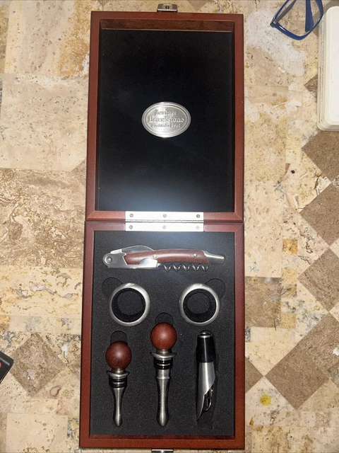 ワイン Brookstone 6-Piece Rosewood Wine Set Brookstone - 6 - Piece Rosewood Wine Set - Elegant Essentials
