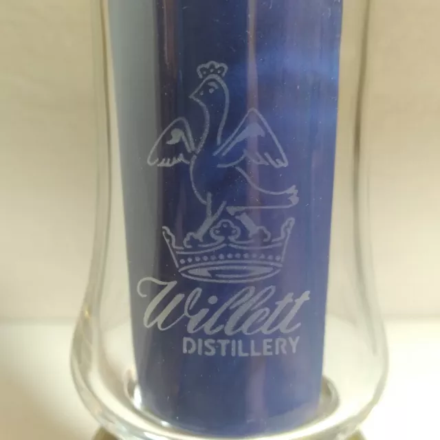 Willett Distillery Neat Tasting Bourbon Glass W/Logo 4" Tall, Bardstown Kentucky 2