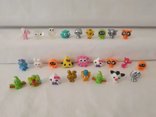 Moshi Monsters Micro Mini  Bundle Of 26 Figure's / Some Rare / Free Postage