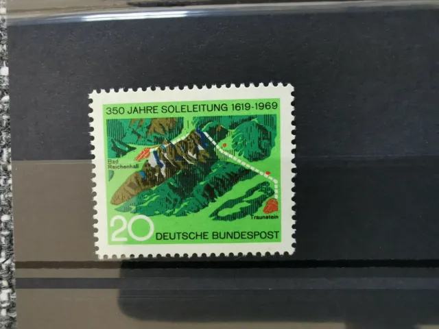 # 157, Bund Mi.-Nr. 602, 350 Jahre Soleleitung, 1969 postfrisch
