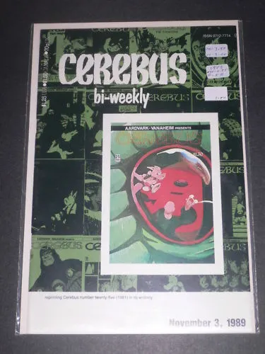 Cerebus Bi-Weekly #25 VFNM Aardvark Vanaheim November Nov 1989