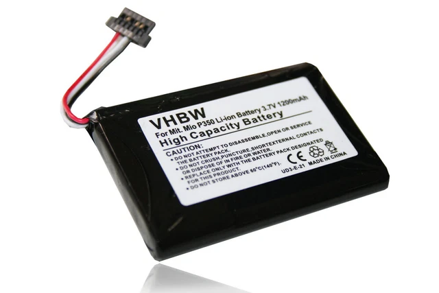 subtel, Batteria GPS compatibile con Becker Ready 50, Traffic Assist Z 203, Traffic Assist Z 099 (720mAh, 3.7V) Batteria di Ricambio