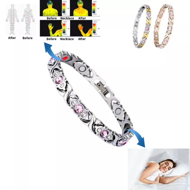 Magnetic Therapy Menopause Reliving Bracelet Hot Flashes Energy Health Bracelets 2