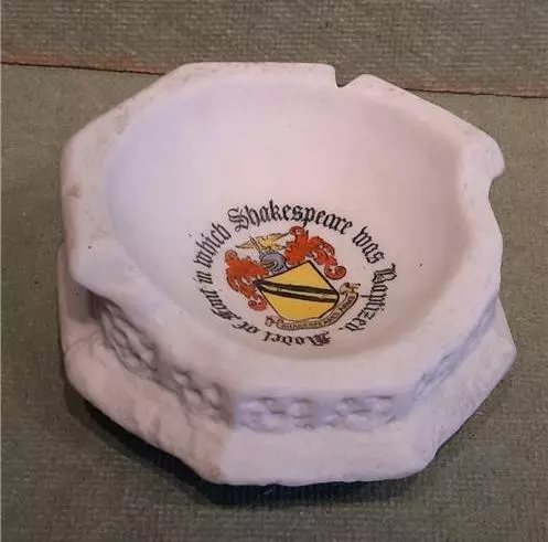 Vintage W.H.Goss Crested China Model of Shakespeare Arms Pub Font Parian