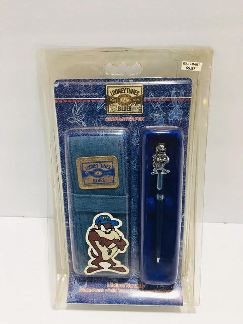 Looney Tunes Blues Taz Tasmanian Devil Character Pen Writing Instrument VTG 90's