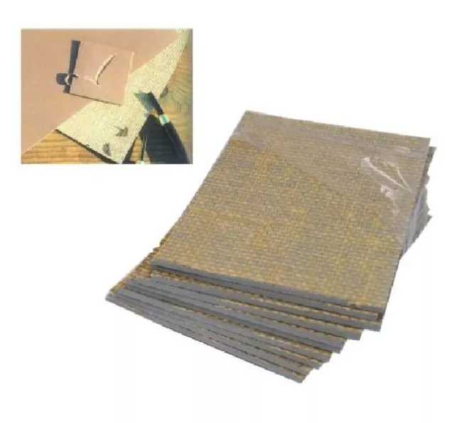 6 LINO BLOCK DRUCKBRETTER HESSISCHE STÜCKFLIESEN 75 mm x 75 mm 3,2 mm DICK