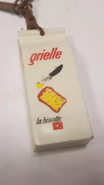 Ancien porte-clés - F11F(13) LA BISCOTTE GRIELLE