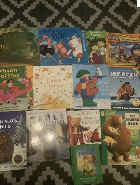 Childrens Book Bundle X 13 Picture Story Bedtime Books Kids Fiction Non-Fiction