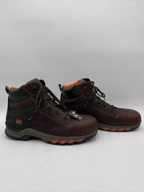 Timberland Pro Men's Hypercharge 6" Toe Work Boot Brown Size 14M