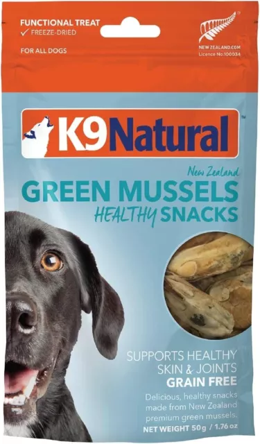 K9 Natural Grain-Free Freeze Dried Dog Treats (Green Lipped Mussel Bites)