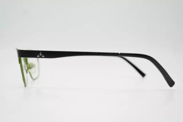 Lunettes VAUDE VD115 Noir Argent Vert Ovale Monture Lunettes Neuf 2