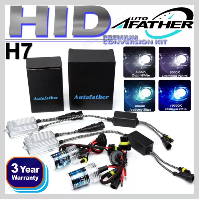 H7 55W Xenon HID Conversion Car Headlight Lamps Light Bulbs 5000K 6000K 8000K 2x