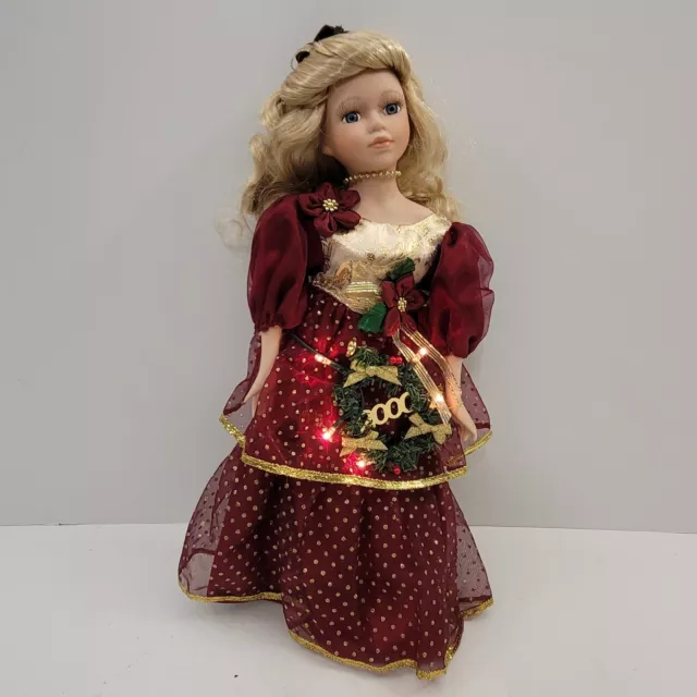 Vintage Porcelain Collector Doll Light Up The Heritage Signature Collection 16.5