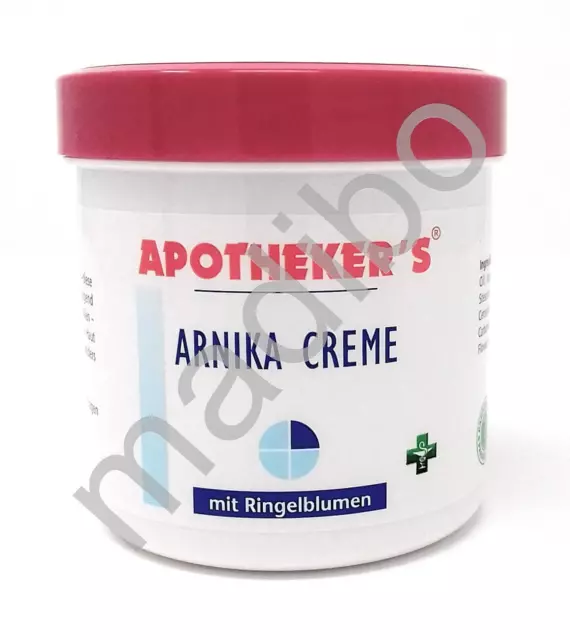 1,56 Euro pro 100ml Arnika Creme 250ml - Apotheker's mit Ringelblumen