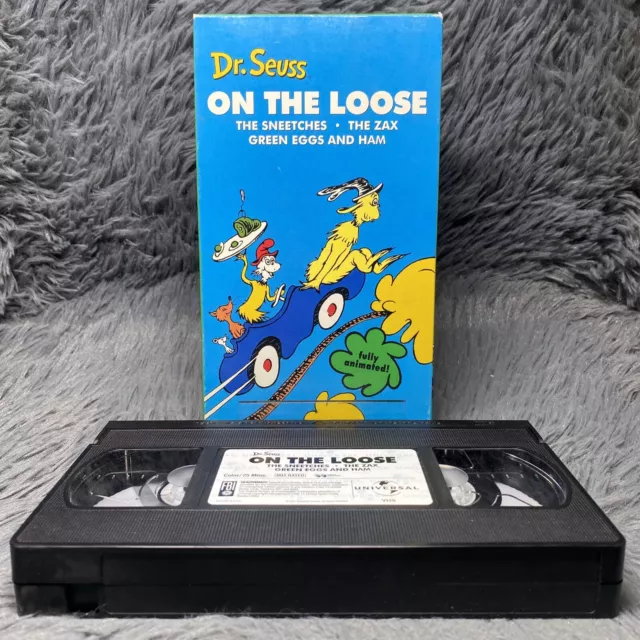 DR. SEUSS ON the Loose Classic VHS 2001 Sneetches Zax Green Eggs and ...