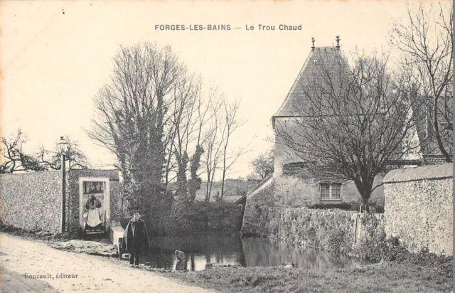 Cpa 91 Forges Les Bains Le Hole Hot