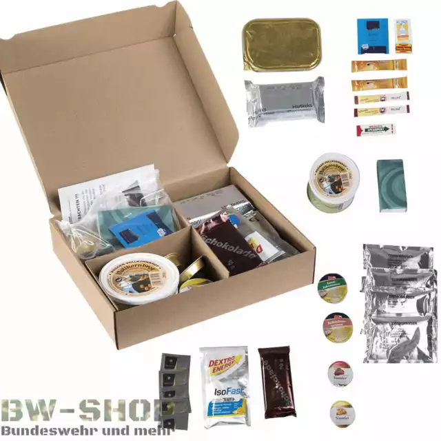 Bundeswehr Epa Typ 1-8 Bw Einmannpackung Essen Ration Camping Outdoor Menü Mre