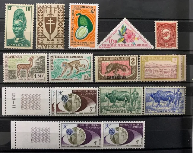 Collection Of Mint Stamps From Cameroon (Mh, Mnh)