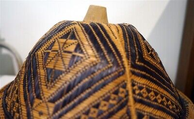 Exceptional PITH HELMET East India Intricately Woven c1980 2