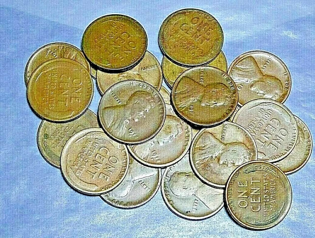 1 (One) 1918-D Lincoln Cent Wheat Penny "G" Good To Better Circulated