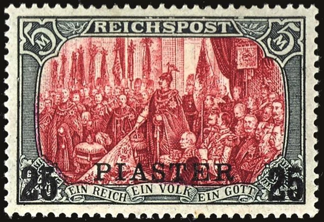 32481) Deutsche Post in der Türkei MiNr. 23I/IV * Befund Jäschke-L. BPP Mi. 380