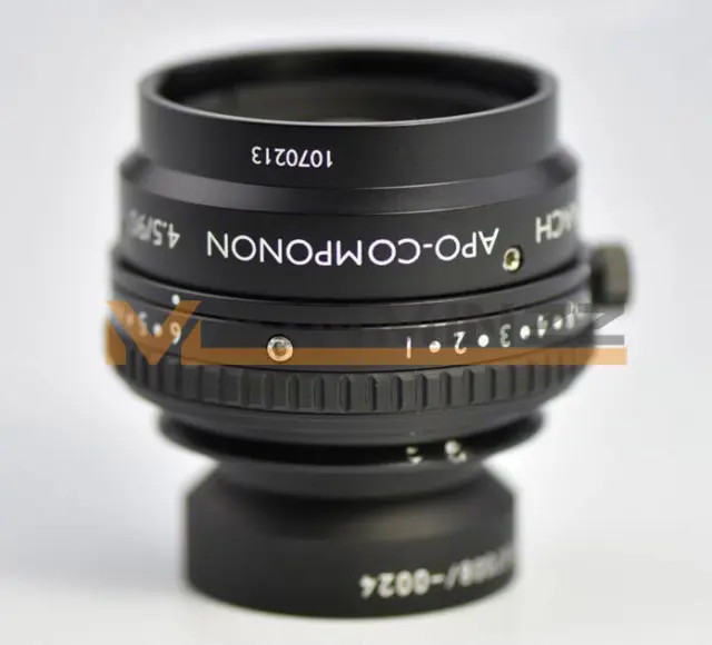 Used One Pre-owned Kreuznach Apo-Componon 4.5/90 MAKRO-IRIS Lens Nice Condition
