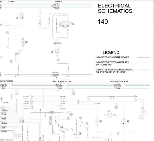 CASE IH TRACTORS 140 Electrical Wiring Diagram Manual 209.51 PicClick