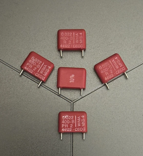 E-First 50PCS CL21 125J 250V 1.2UF 1200NF P15 etallized Fil Capacitor