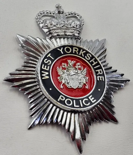 Obsolete West Yorkshire Police Helmet Plate Badge