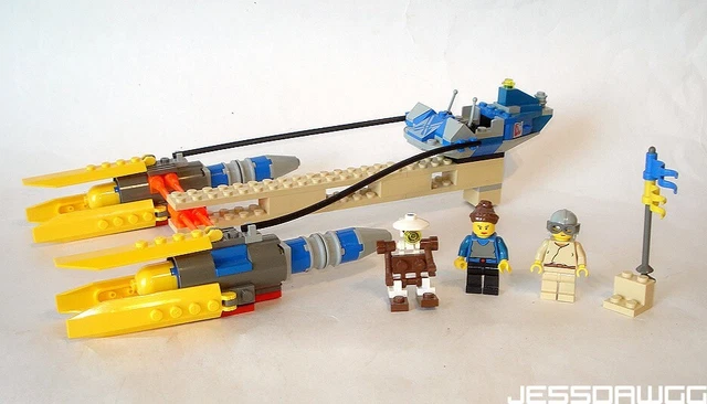 Lego PodRacer 7131 Star Wars Phantom Menace mini figures Anakin Skywalker Padme Lego PodRacer 7131 Star Wars Phantom Menace mini figures Anakin Skywalker Padme