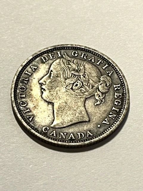 1858 Canada 20 Cents Silver F++ #11309