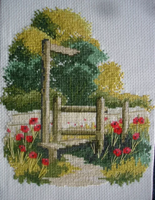 Twilleys Counted Cross Stitch Unframed Backed Tapestry Picture Country Footpath