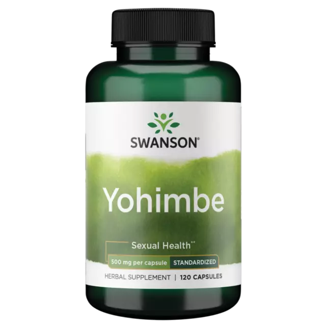 Swanson Yohimbe (Standardized) 500 mg 120 Capsules