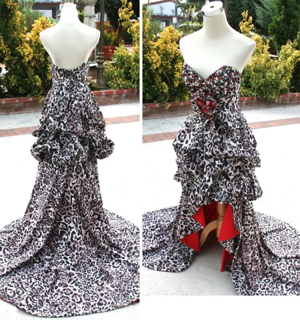 NWT JOVANI $440 PRINT Pageant Prom Evening Ball Gown 2