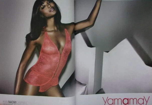 Naomi Campbell 2 pagine/ritagli/clipping   #va5116  YAMAMAY