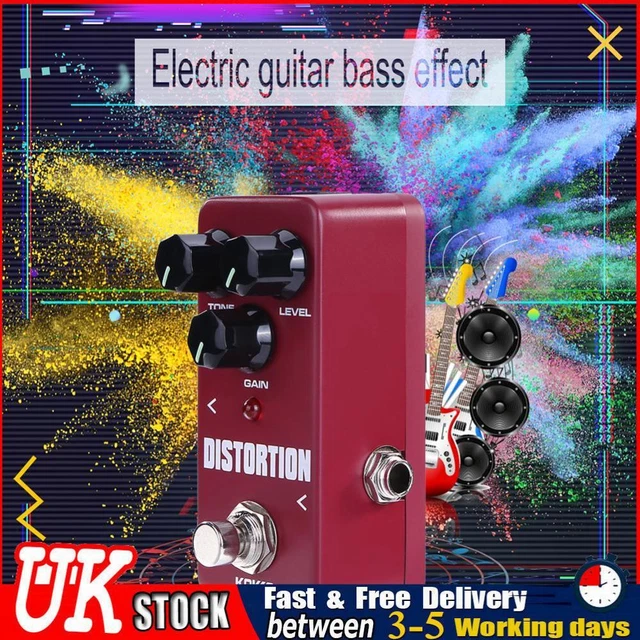 UK KOKKO Guitar Effect Pedal Distortion Block 9V Adapter Power Supply Accessorie