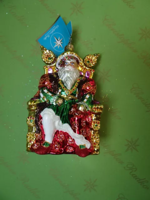 Christopher Radko Santa The Eight Glass Ornament 3