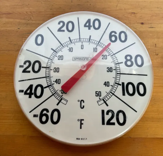 At Auction: Adolf Frese Corp. Metal Hanging Thermometer