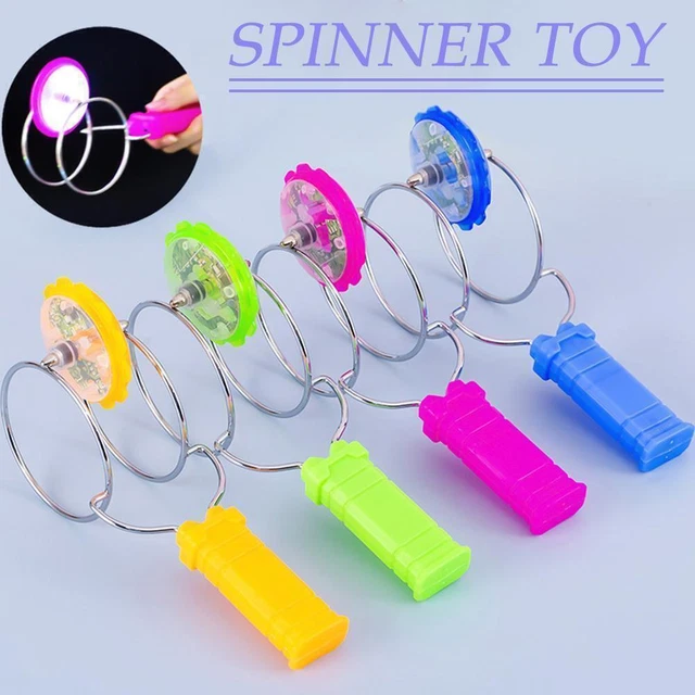 LED LIGHT Gyro Wheel Hand Spinner Magic Spin NEW R0. Toy L8W7