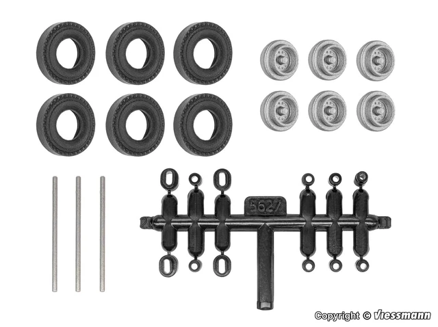 Viessmann 6720 Kit lanterne de parking, LED blanc chaud, échelle H0 - Lokschuppen Berlinski