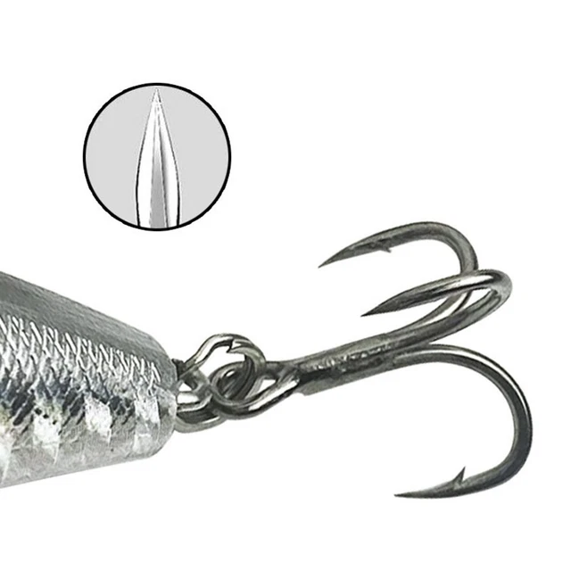 40 Plates-formes Pêche Hameçons Circlips - Leader Fil Pour Bar, Poisson-chat - Eau Salée