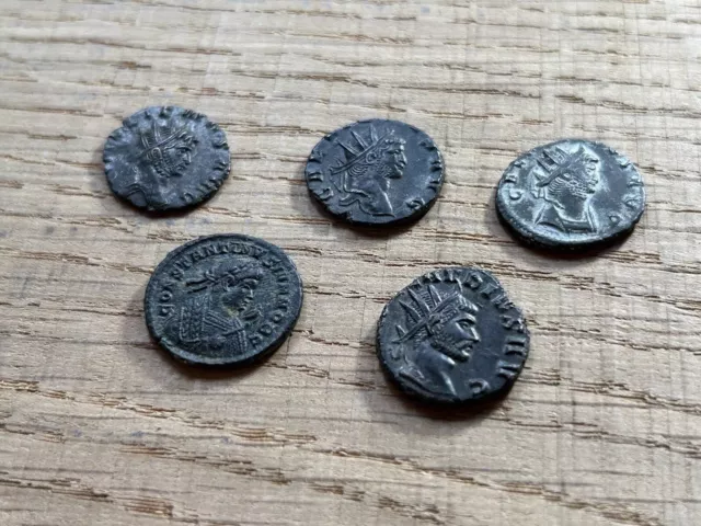 Lot Of 5 Roman Coins - Various Emperors