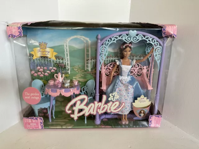 Rare Barbie Fantasy Tales Princess  and The Pauper Erika Playset 2004 NEW!