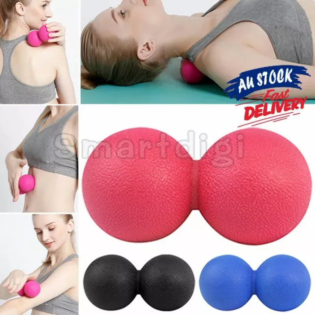 Massage Ball Solid Mobility Relax Myofascial Trigger Point Peanut Lacrosse Ball