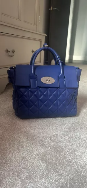 Mulberry  cara delevingne bag, Indigo Backpack, Quilted Nappa, Rare